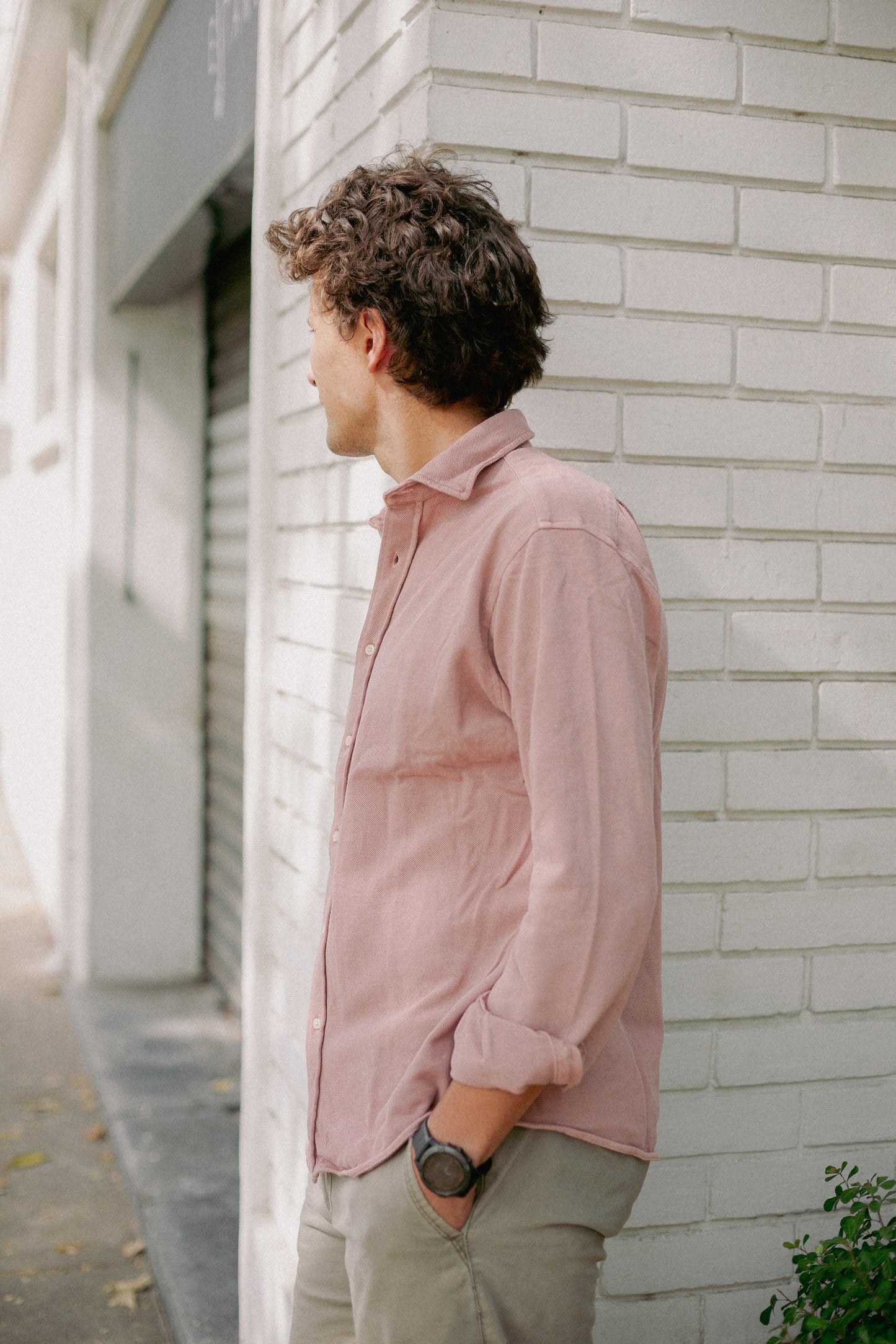 Camisa Piqué Manga Larga