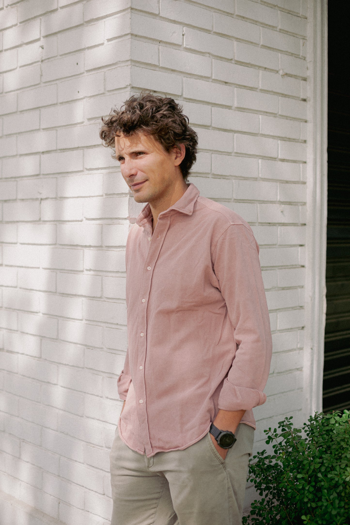 Camisa Piqué Manga Larga