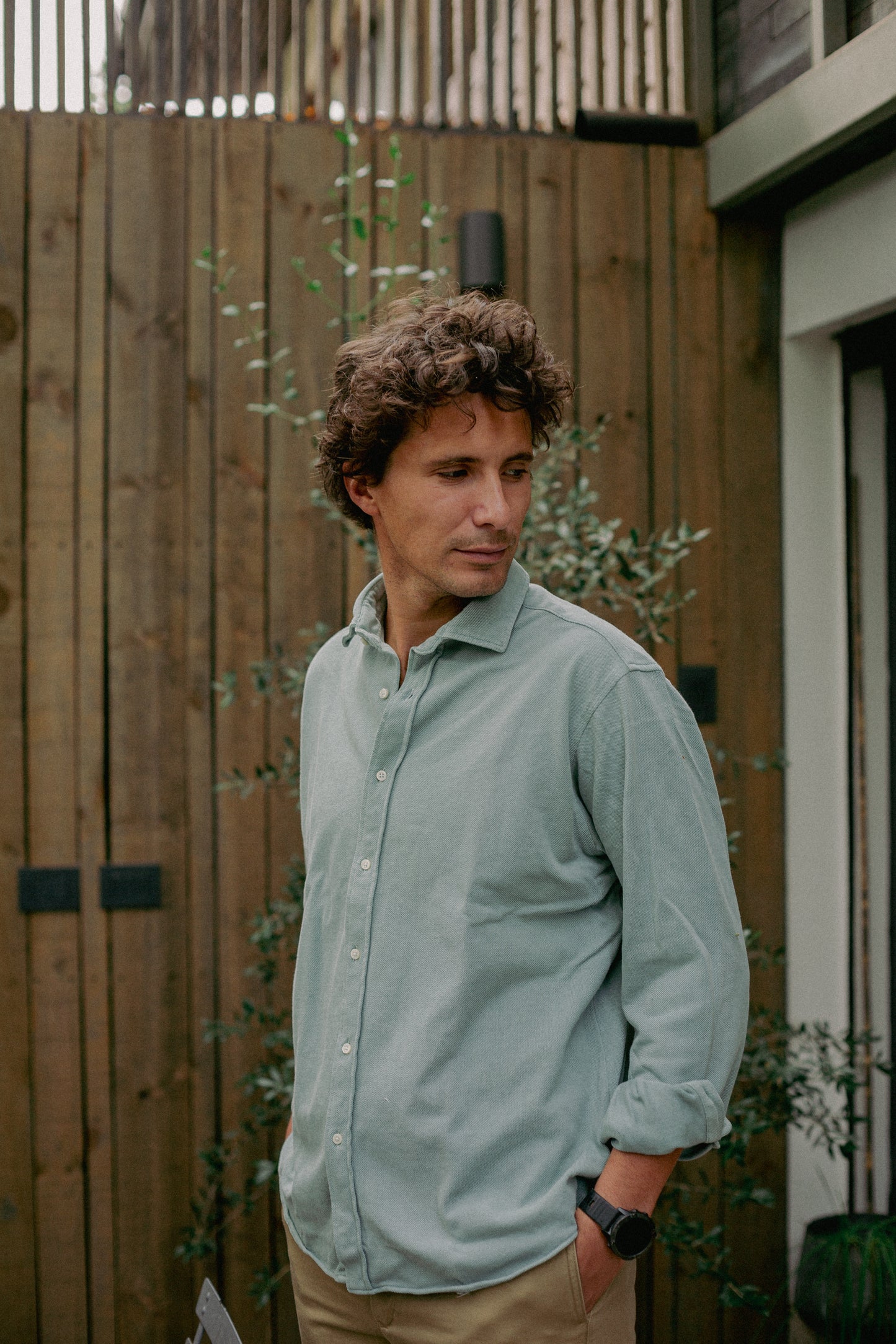 Camisa Piqué Manga Larga